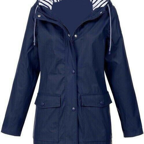 Adaline | Womens Waterproof Jacket Hooded Windproof Lightweight Rain Coat