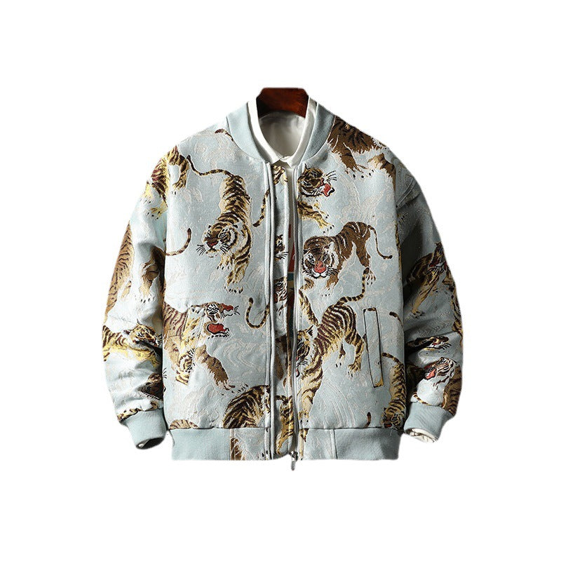 Eloise | Mens Varsity Jacket Embroidered Bomber Casual Jacket