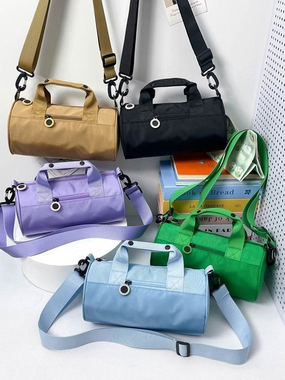 Xander | Womens Crossbody Bag Mini Cylinder Barrel Shoulder Handbag