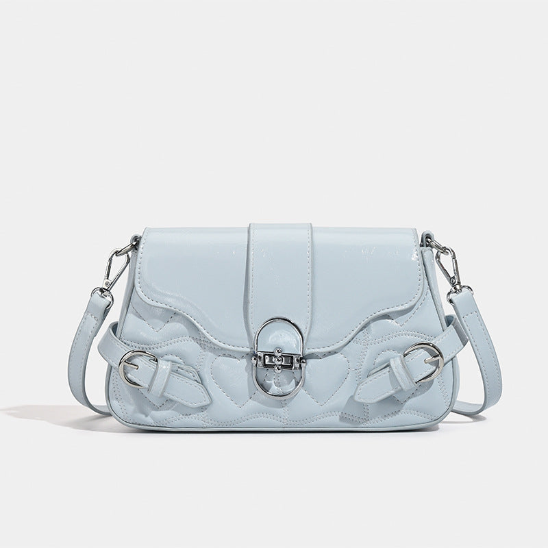 York | Womens Shoulder Bag Underarm Baguette Handbag Small