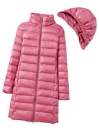 Wendell | Womens Puffer Coat Longline Hooded Down Warm Winter Coat