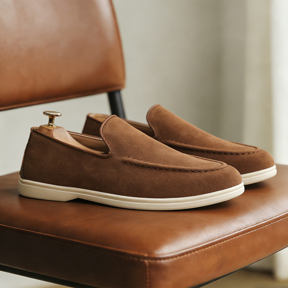 Fabian | Mens Leather Loafers Slip on Driving Casual Shoes - 12