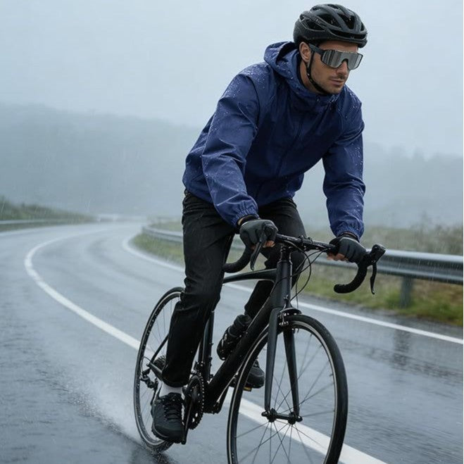 Julian | Mens Water Resistant Hooded Windbreaker Jacket