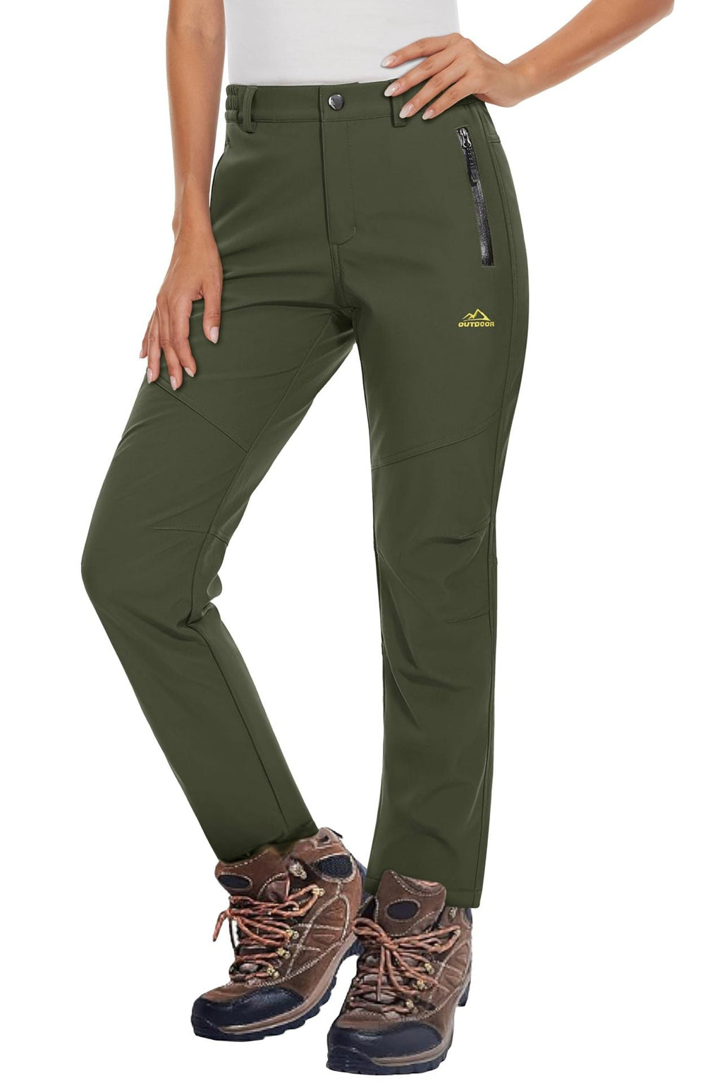 Bruno | Womens Cargo Trousers Fleece Lined Warm Winter Combat Pants