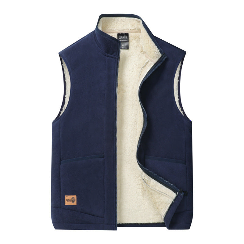 Lorne | Mens Fleece Lined Warm Casual Collared Gilet Jacket - 9