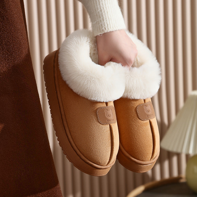 Dax | Womens Slippers Fluffy Warm Memory Foam House Slippers