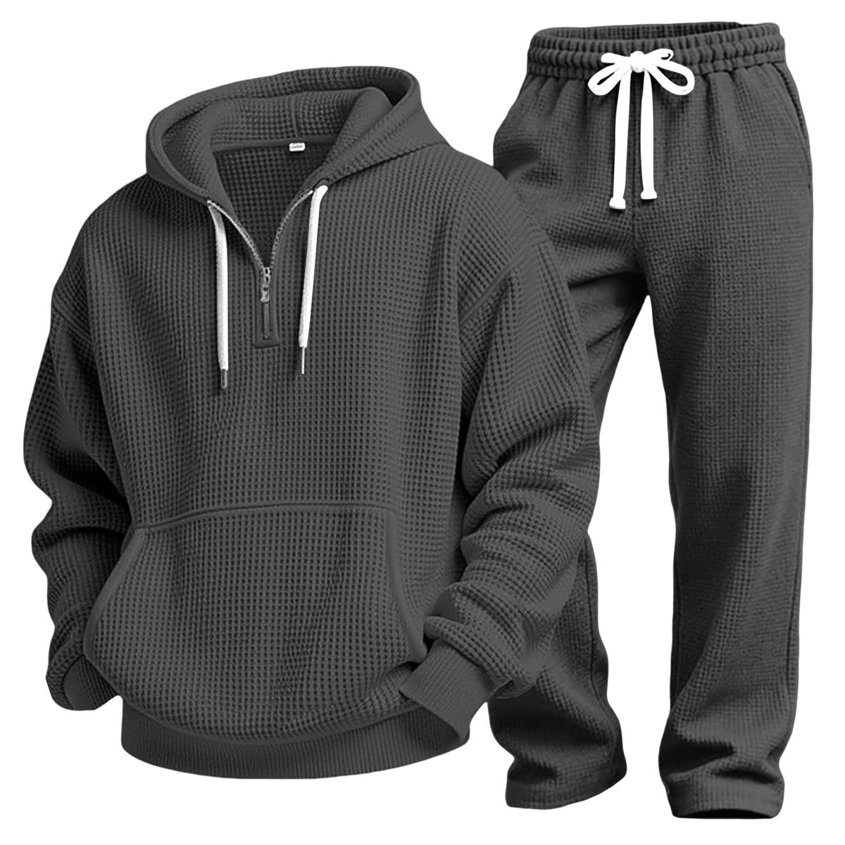 Gulliver | Mens Waffle Knit Casual Sports Versatile Trousers - 7