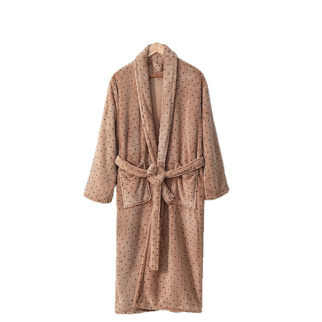 Yorick | Womens Dressing Gown Fleece Hooded Bathrobe Robe