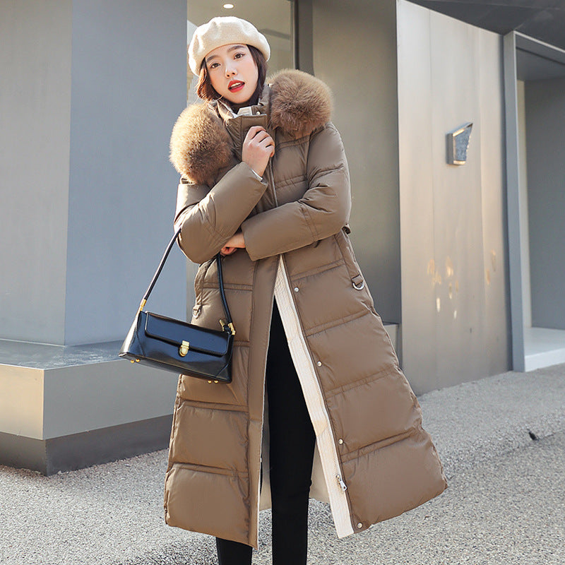 Constantine | Mens Long Hooded Fur Collar Padded Winter Coat - 8