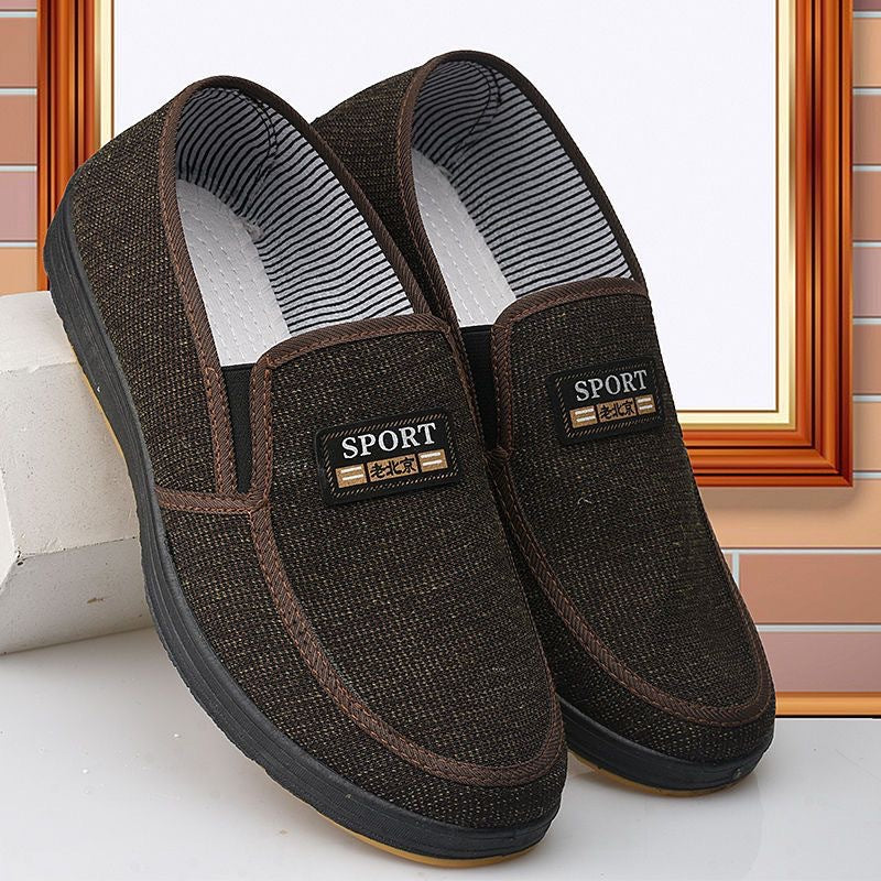 Cedric | Mens Canvas Work Shoes Breathable Lightweight Non Slip Shoes - 13