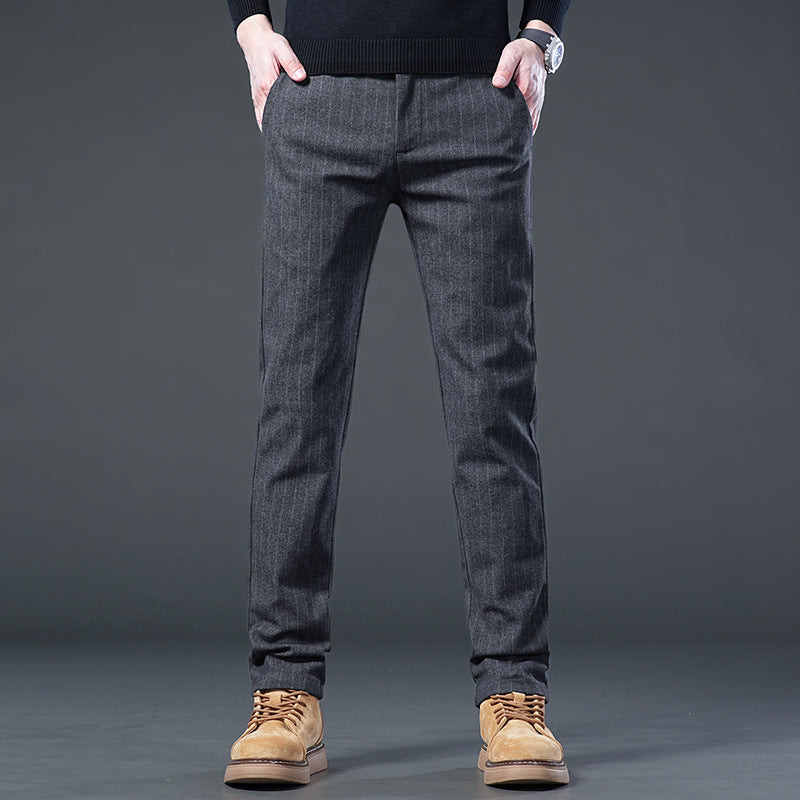 Emrys | Mens Work Trousers Straight Leg Business Wrinkle Free Trousers - 2
