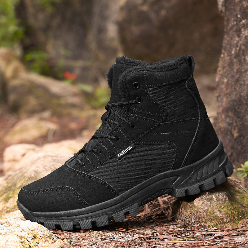 Marcus | Mens Non Slip Fleece Lined Walking Hiking Shoes