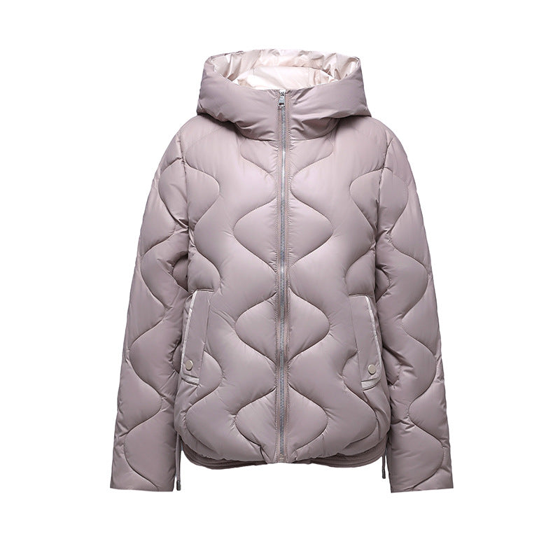 Griffin | Womens Puffer Jacket Hooded Short Padded Warm Winter Coat