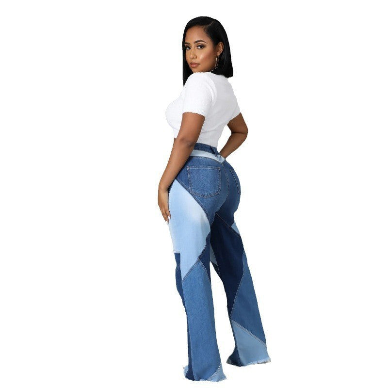 Harriet | Womens Flared Trousers High Waisted Straight Leg Stretch Wide Leg Pants