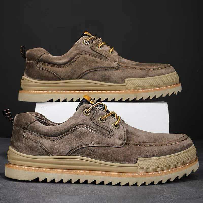 Bram | Mens Trainers Casual Leather Lace Up Shoes