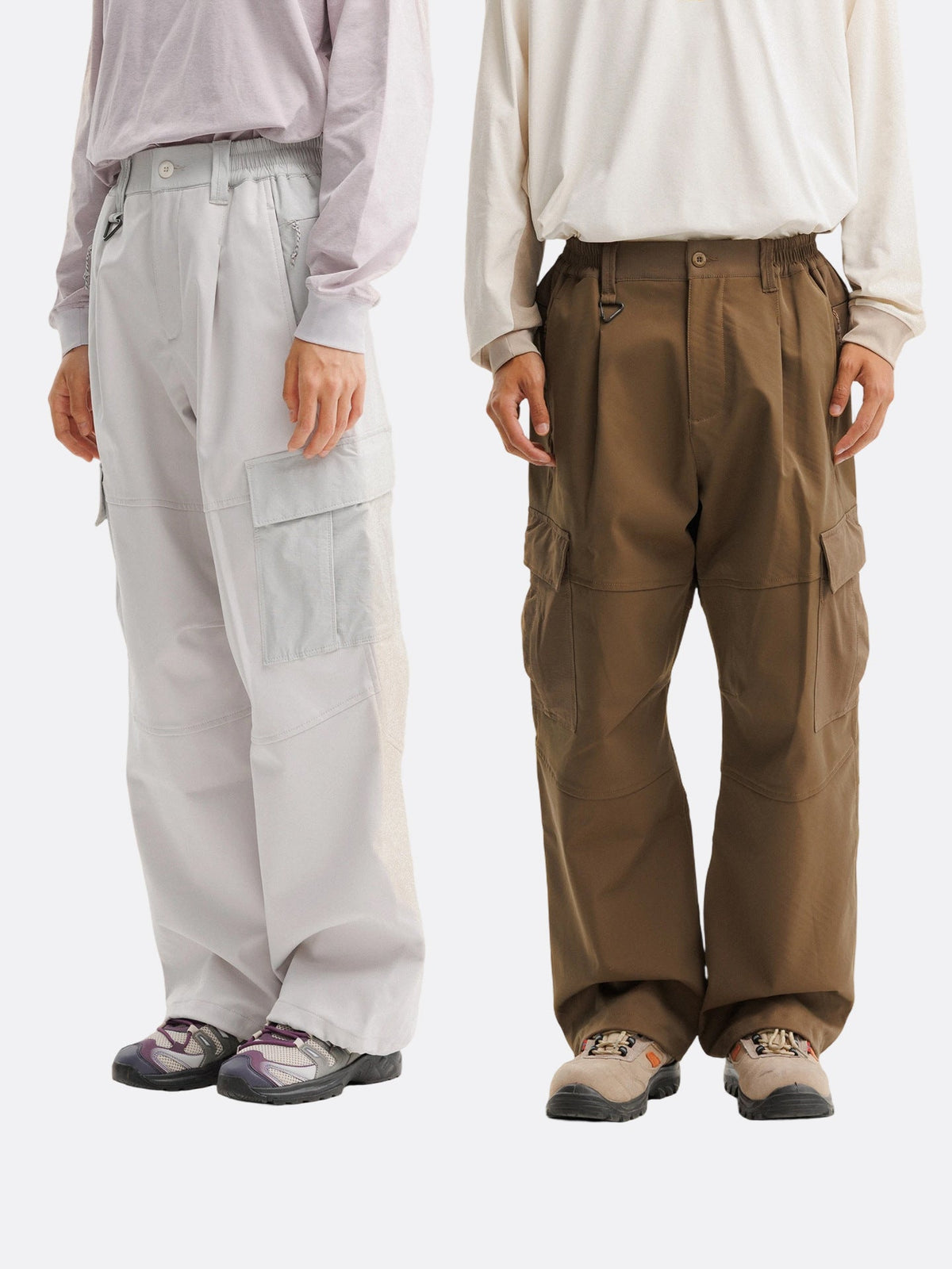 Leon | Mens Cargo Trousers Windproof Fleece Lined Outdoor Tactical Pants