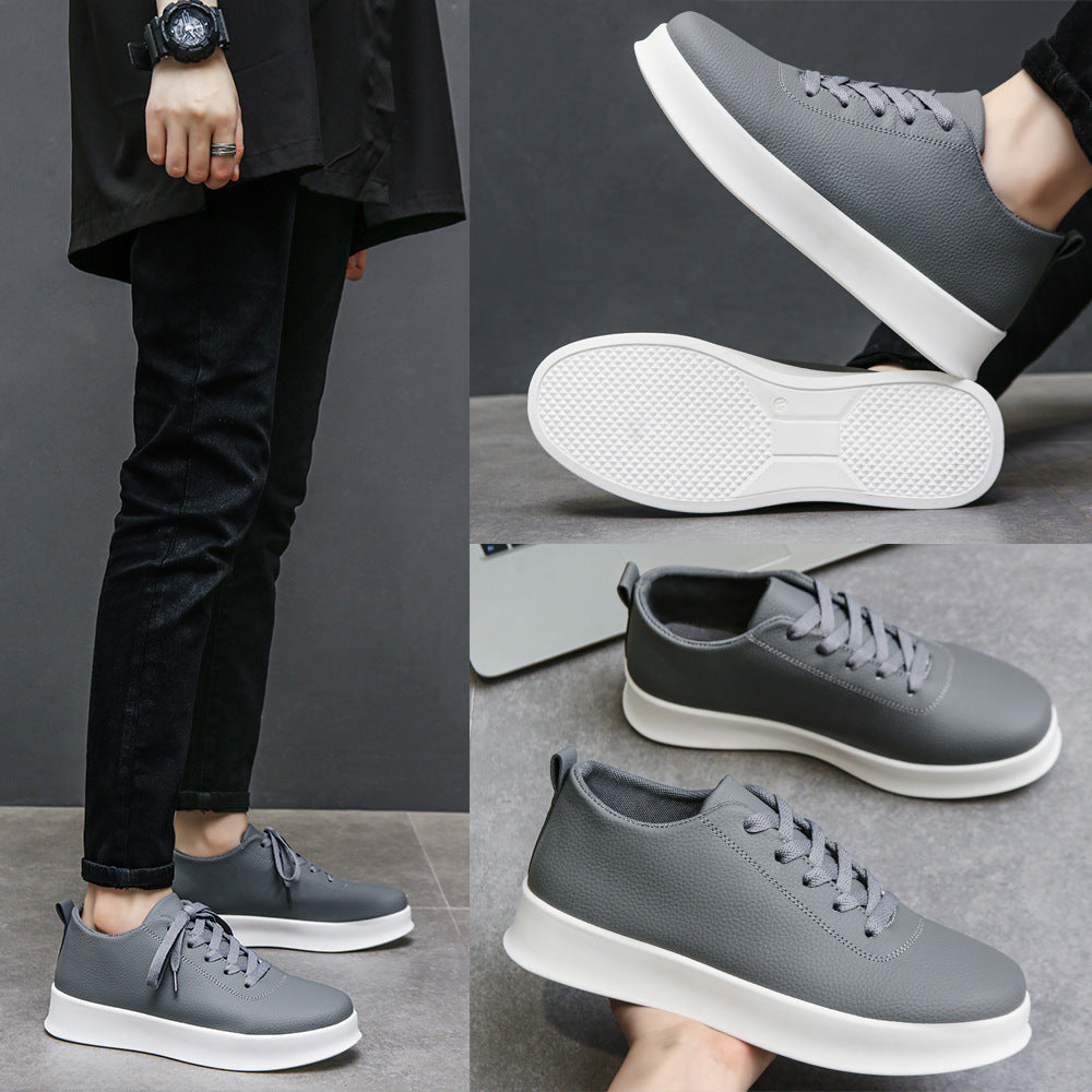 Carsten | Mens White Trainers Slip on Breathable Sports Shoes - 10