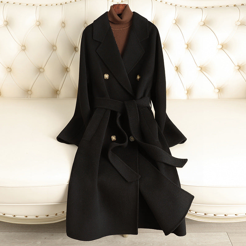 Adeline | Womens Winter Wool Longline Long Loose Warm Coat - 6