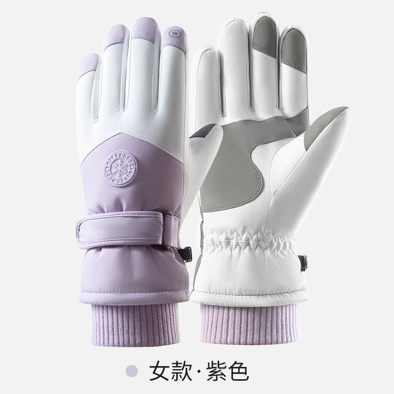 Wilbur | Womens Water Resistant Windproof Touchscreen Winter Warm Ski Gloves - 11