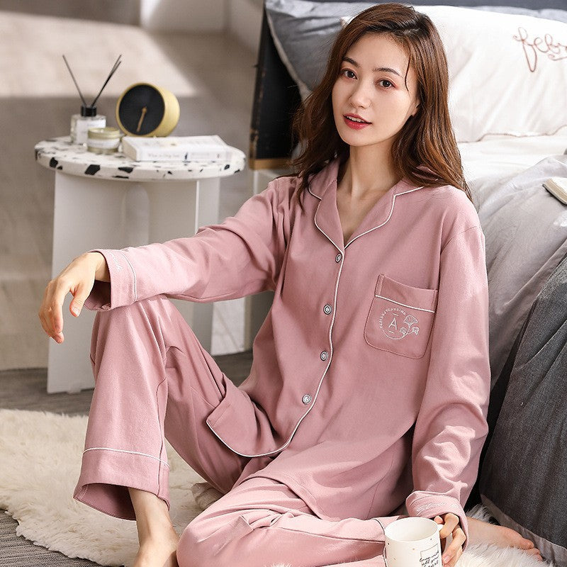 Arabella | Womens Cotton Long Sleeve Pyjama Set