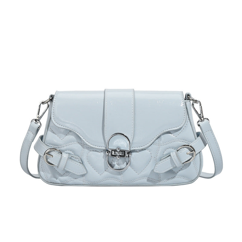 York | Womens Shoulder Bag Underarm Baguette Handbag Small