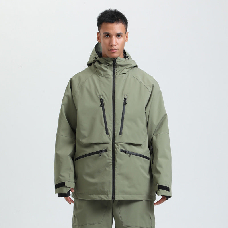 Faun | Mens Ski Jacket Waterproof Windproof Snowboard Winter Coat