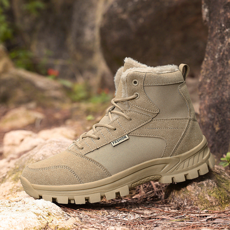 Marcus | Mens Non Slip Fleece Lined Walking Hiking Shoes