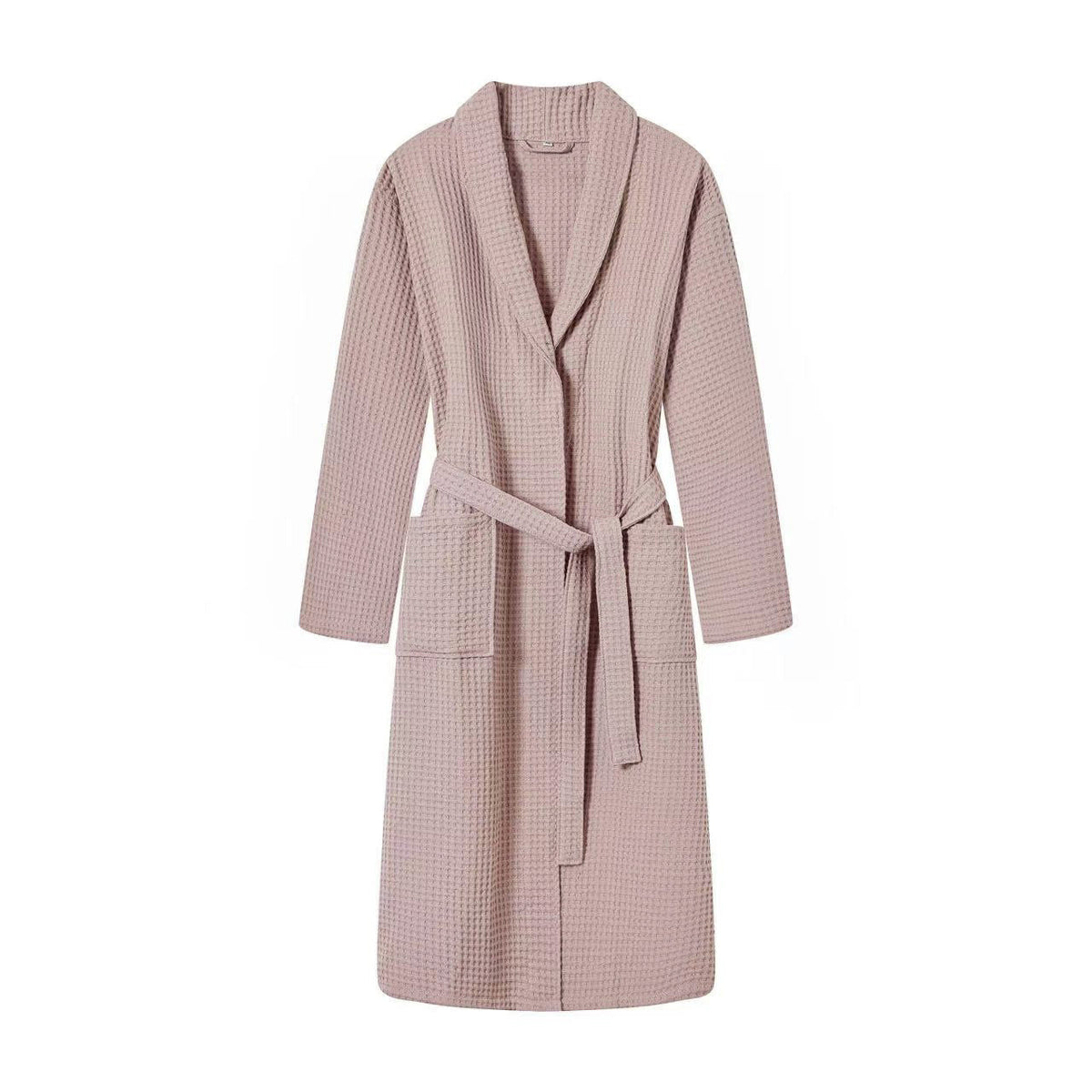 Rowan | Womens Dressing Gown Cotton Waffle Bathrobe Robe