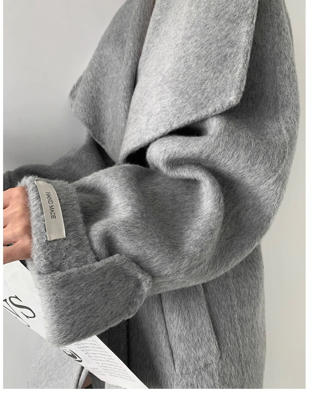Lachlan | Womens Wool Coat Long Belted Winter Overcoat Trench
