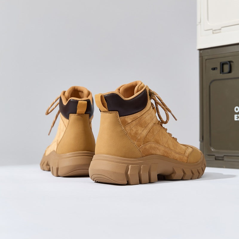 Sawyer | Womens Chunky Platform Lace Up Ankle Combat Boots