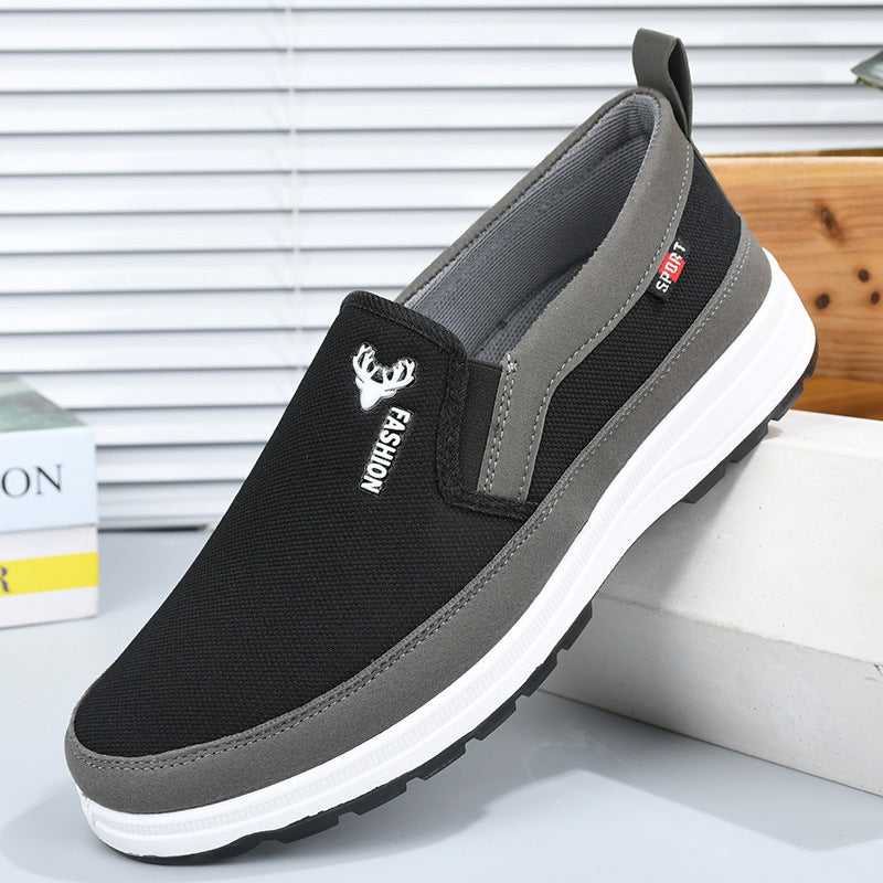Cedric | Mens Canvas Work Shoes Breathable Lightweight Non Slip Shoes - 14