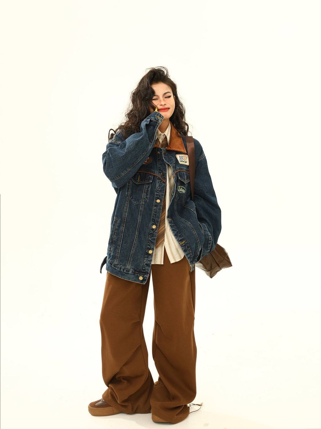 Vivienne | Womens Vintage Oversized Denim Jacket