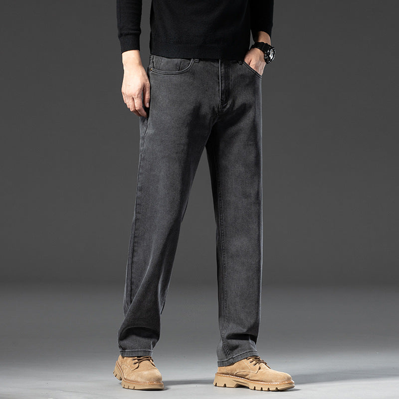 Jules | Mens Straight Leg Loose Washed Retro Jeans - 3