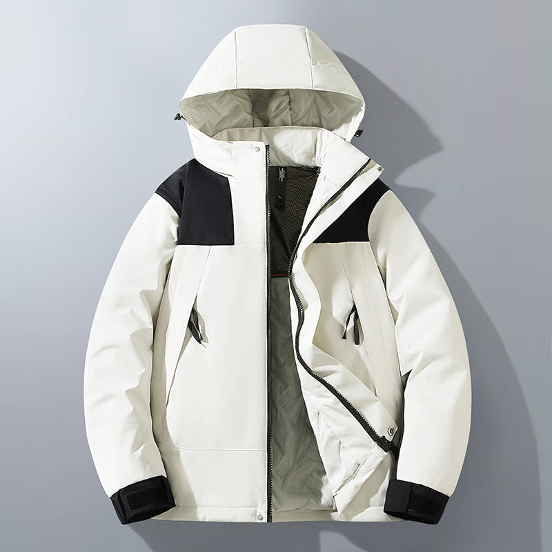 Soren | Mens Waterproof Windproof Padded Winter Windbreaker Puffer Coat - 1