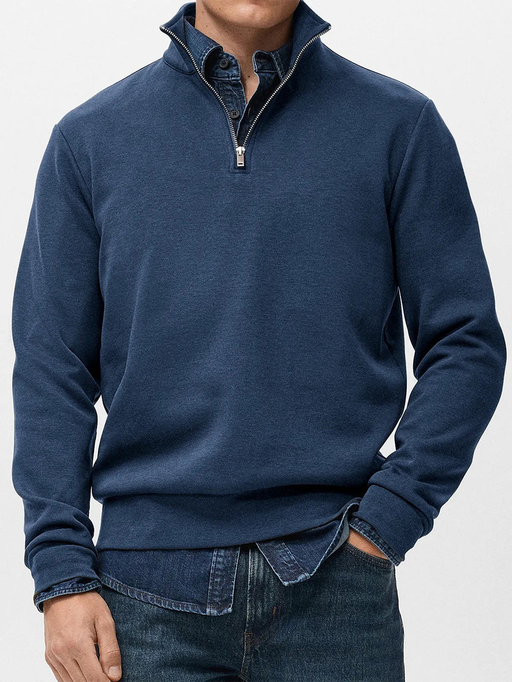 Abel | Half Zip Fleece Mens Sweatshirt
