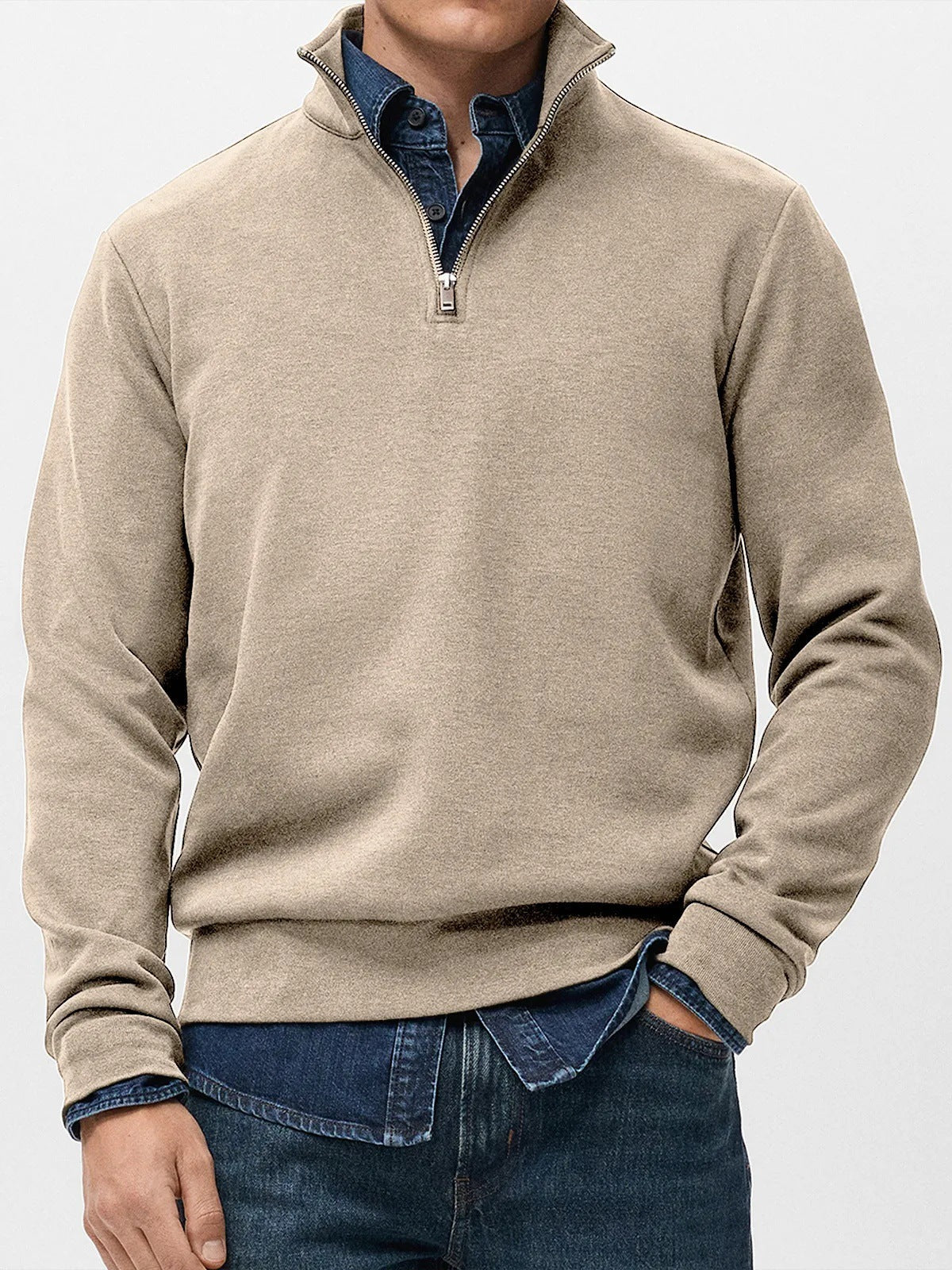 Abel | Half Zip Fleece Mens Sweatshirt