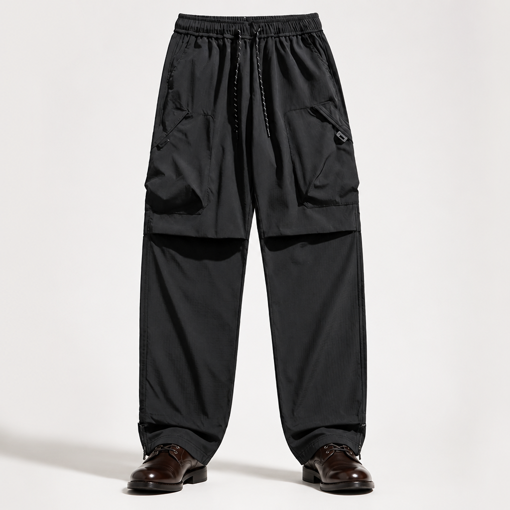Alba | Mens Walking Trousers Waterproof Hiking Outdoor Tactical Pants, Black