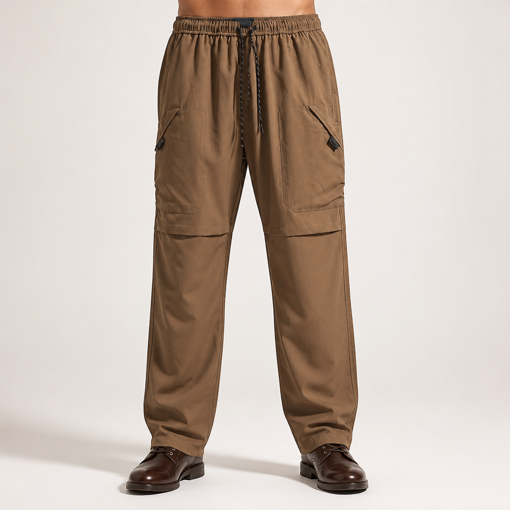 Alba | Mens Walking Trousers Waterproof Hiking Outdoor Tactical Pants, Brown