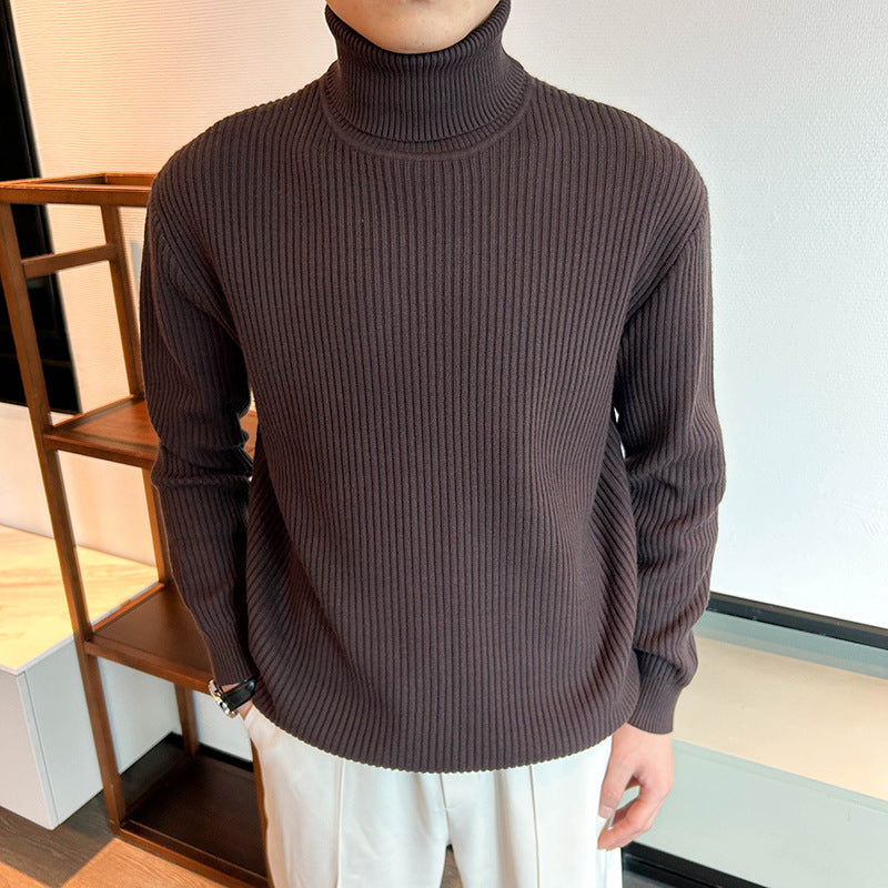 Alistair | Mens Turtleneck Knitted Jumper Business Base Layer - 3