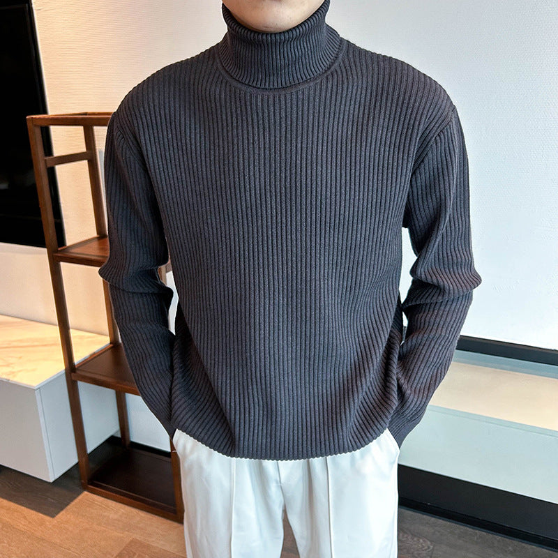 Alistair | Mens Turtleneck Knitted Jumper Business Base Layer - 4