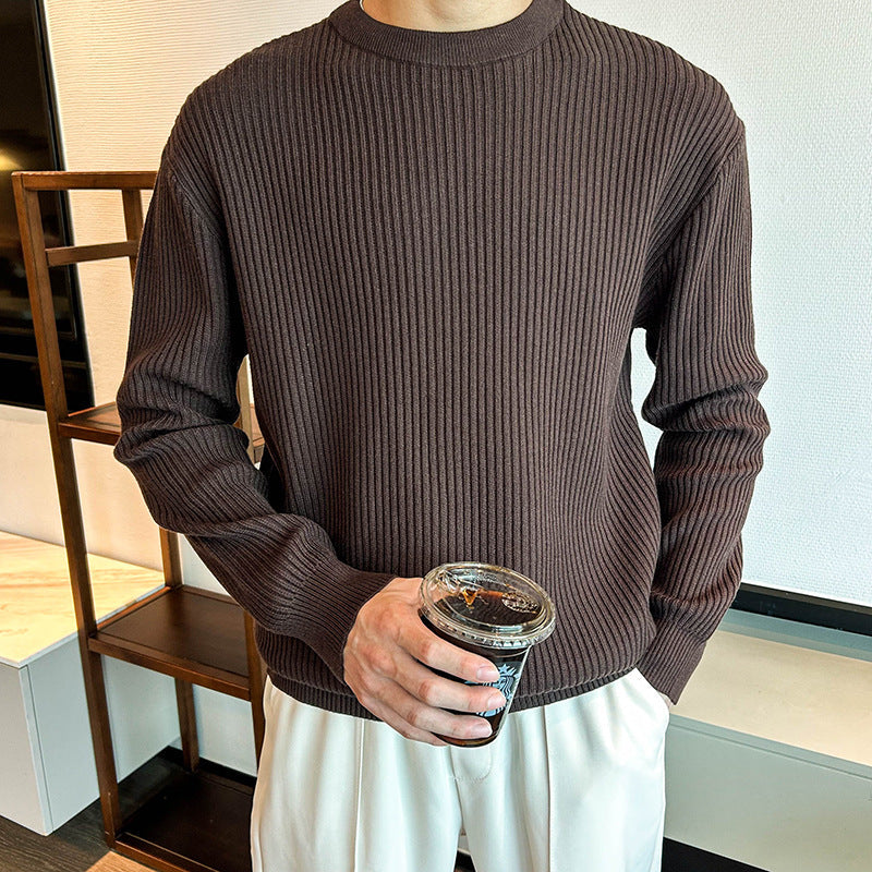 Alistair | Mens Turtleneck Knitted Jumper Business Base Layer - 9