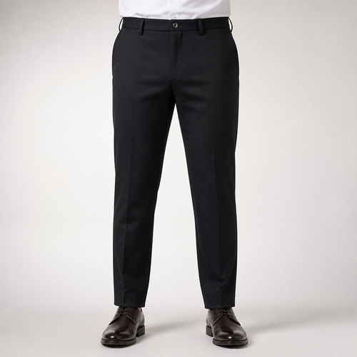Ambrose | Mens Stretch Non Iron Dress Pants, Black