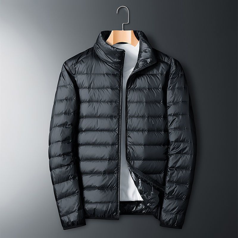 Barnaby | Mens Quilted Lightweight Puffer Jacket, Black