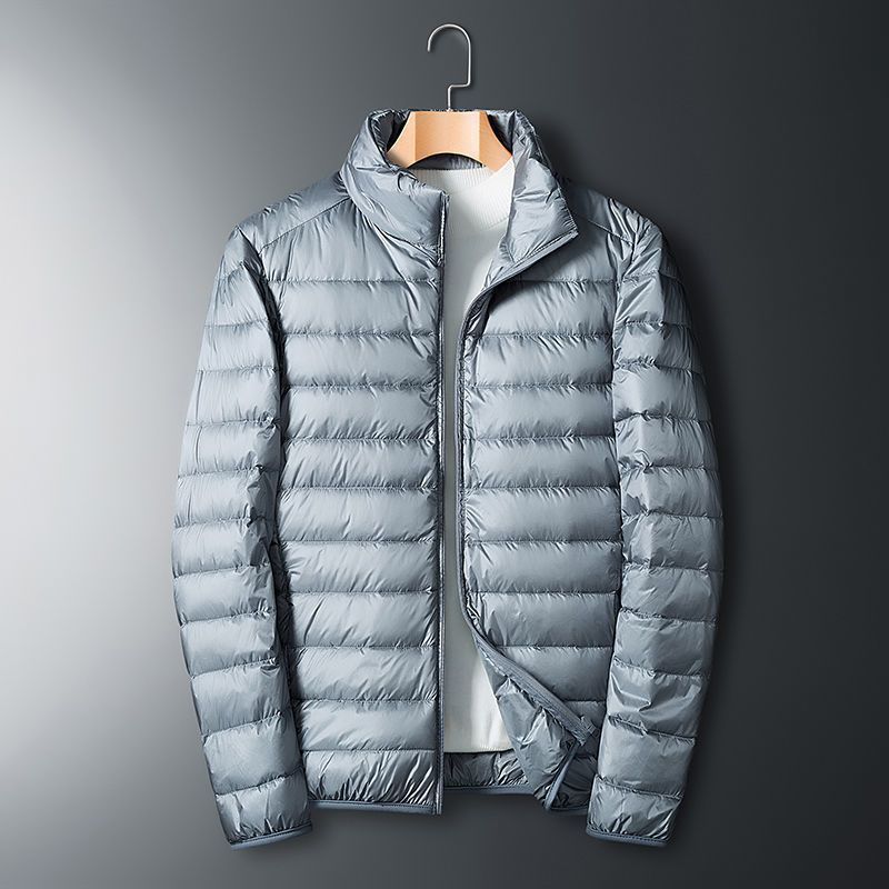 Barnaby | Mens Quilted Lightweight Puffer Jacket, Grey