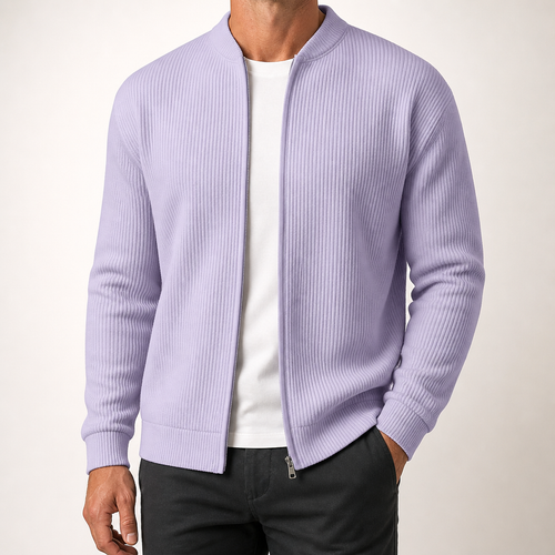 Barnaby | Mens Varsity Jacket Corduroy Baseball Bomber Casual Jacket, Light Purple
