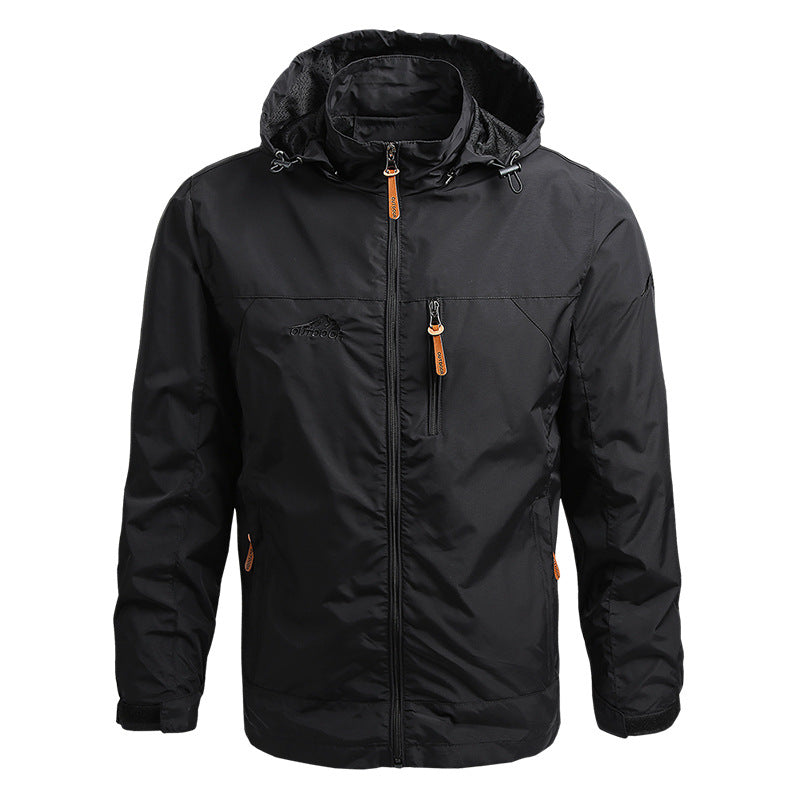 Baxter | Mens Lightweight Sports Windbreaker - Black