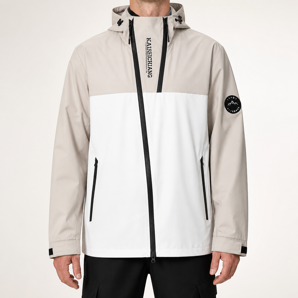 Beatrix | Mens Waterproof Jacket Windproof Hooded Lightweight Outdoor Work Coat, Design 7