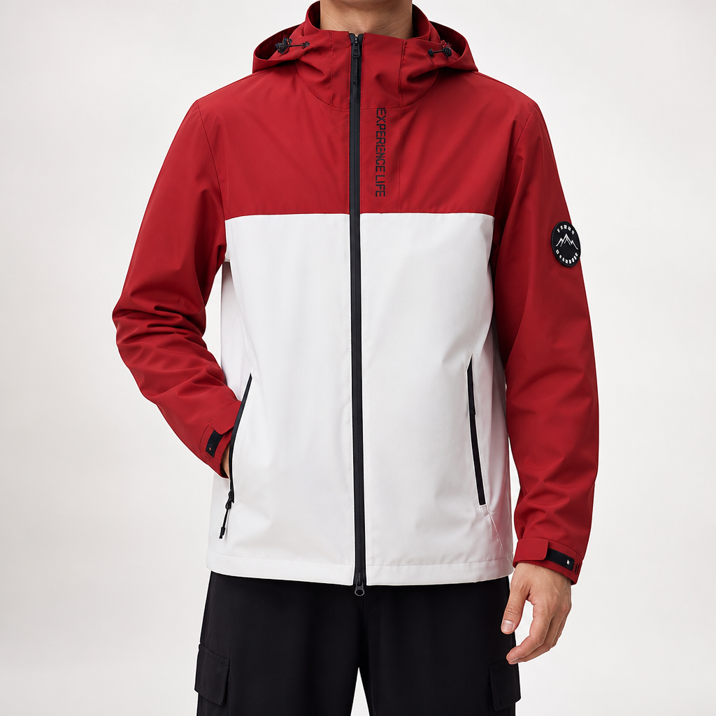Beatrix | Mens Waterproof Jacket Windproof Hooded Lightweight Outdoor Work Coat, Design 9