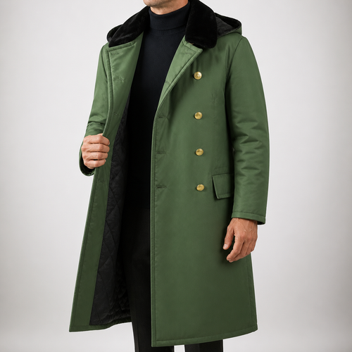 Boaz | Mens Waterproof Jacket Windproof Hooded Ski Outdoor Coat, Green 3