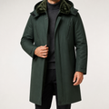 Boaz | Mens Waterproof Jacket Windproof Hooded Ski Outdoor Coat, Green